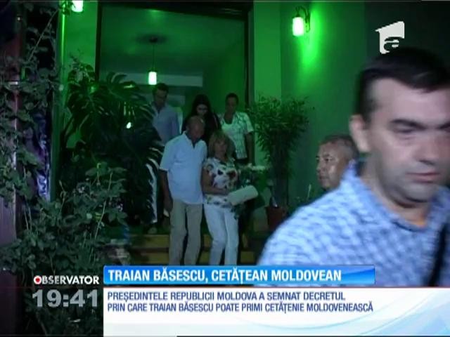 Traian Băsescu este cetăţean moldovean