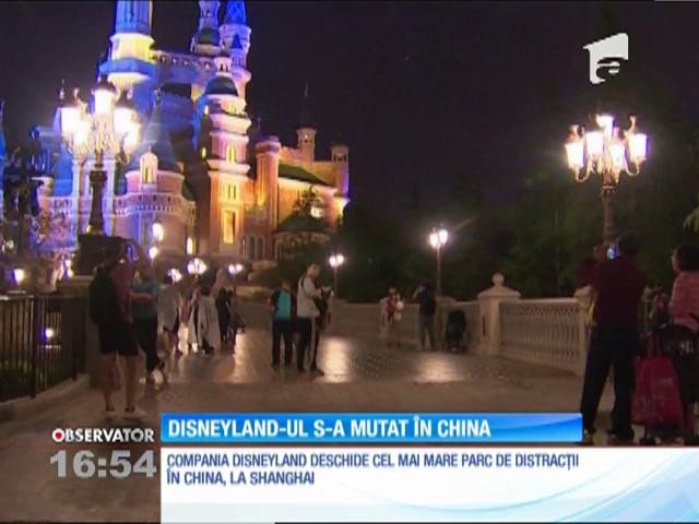 Cel mai mare parc Disneyland din lume &icirc;şi deschide porţile &icirc;n China