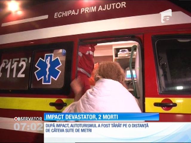 Accident &icirc;nfiorător pe Drumul Naţional 6, &icirc;n Mehedinţi