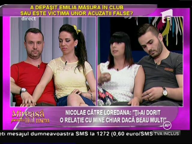 Nicolae, către Loredana: &rdquo;Ți-ai dorit o relație cu mine chiar dacă beau mult!&rdquo;