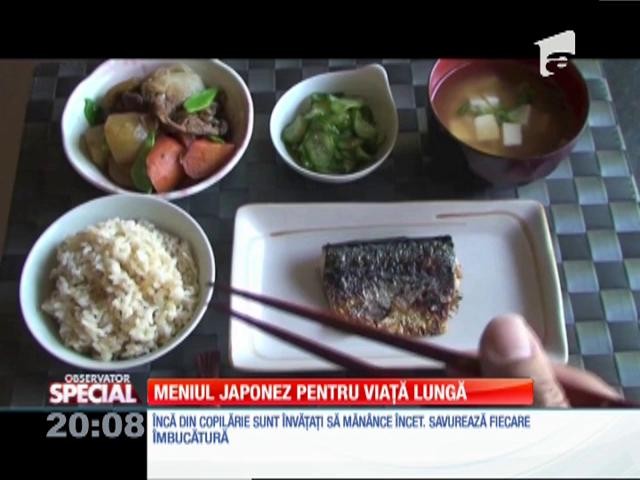 SPECIAL! Meniul japonez pentru o viaţă lungă