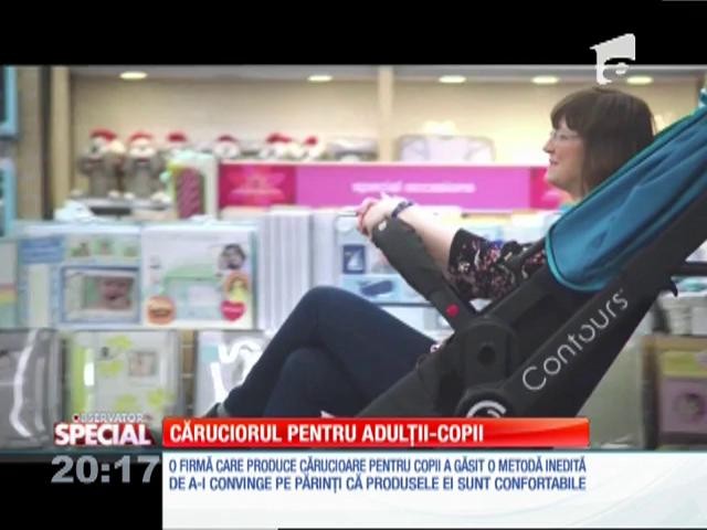 SPECIAL! S-a inventat "căruciorul pentru adulţi"