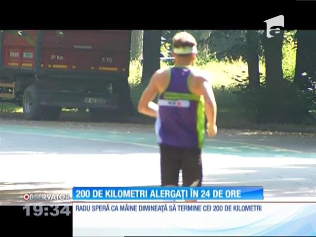 Maratonistul Radu Milea vrea să alerge 200 de kilometri &icirc;n 24 de ore