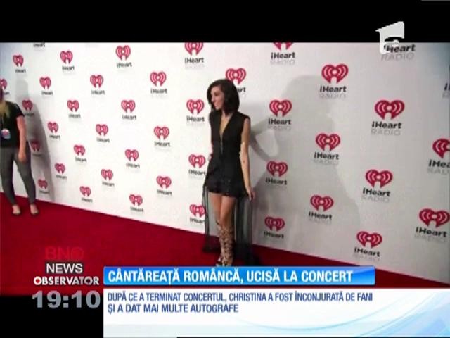 O faimoasă c&acirc;ntăreaţă de origine rom&acirc;nă, ucisă la un concert &icirc;n Statele Unite!