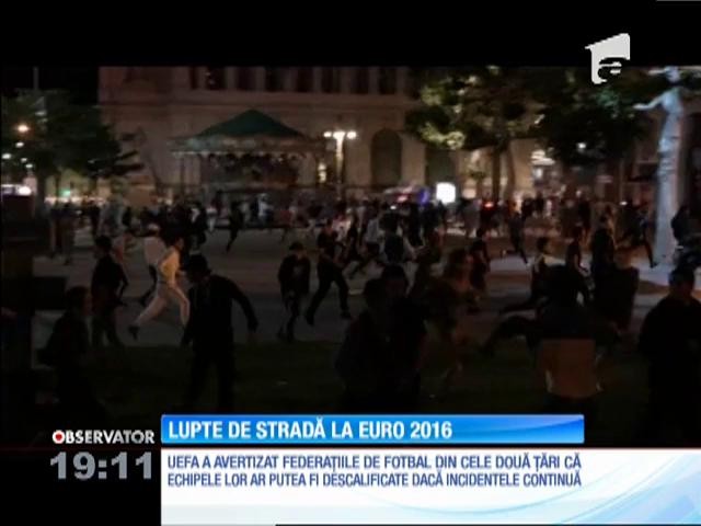 EURO 2016. Sute de huligani, &icirc;n special englezi şi ruşi, s-au bătut pe străzi
