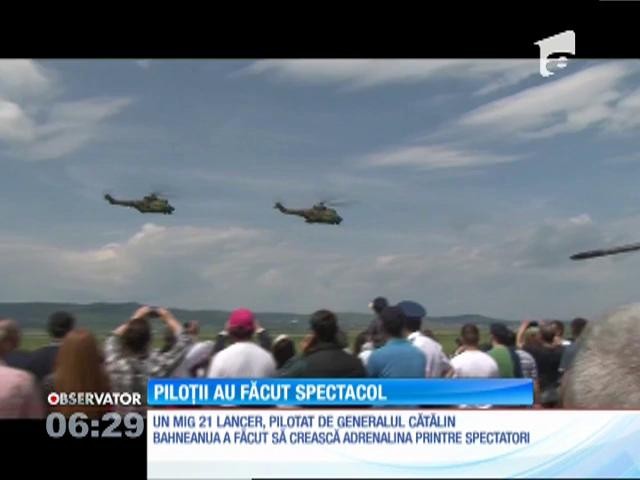 Show aerian la Baza 95 Aeriană Bacău