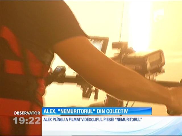 Alex Pl&icirc;ngu,  supravieţuitorul din Colectiv, a filmat videoclipul piesei "Nemuritorul"