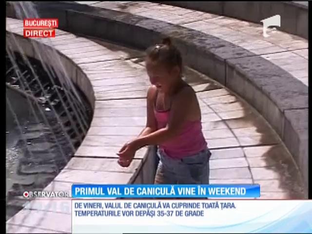 Gata cu ploile! Primul val de caniculă vine &icirc;n weekend!