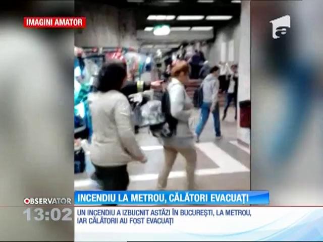Incendiu la metrou