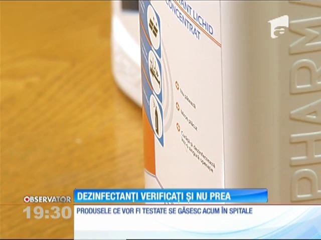 Noi reguli pentru controlul substanţelor dezinfectante de pe piaţă