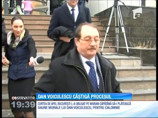 Dan Voiculescu a c&acirc;ştigat procesul cu Marian Căpăţ&acirc;nă
