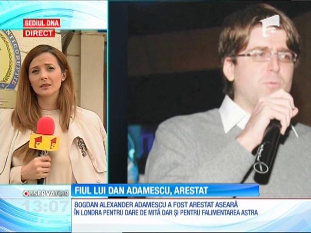 Fiul afaceristului Dan Adamescu a fost arestat la Londra