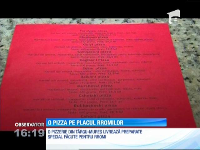 O pizzerie care livrează preparate special concepute pentru romi, deschisă &icirc;n T&acirc;rgu Mureş