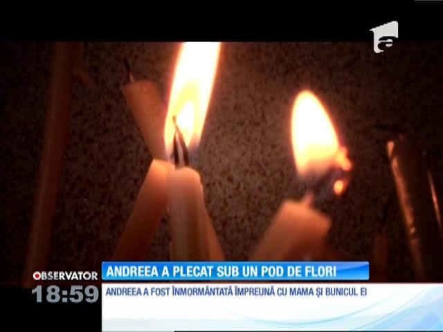 Andreea, eleva eminentă din Constanţa, care a murit &icirc;ntr-un accident de circulaţie, &icirc;nmorm&acirc;ntată alături de mama şi bunicul ei