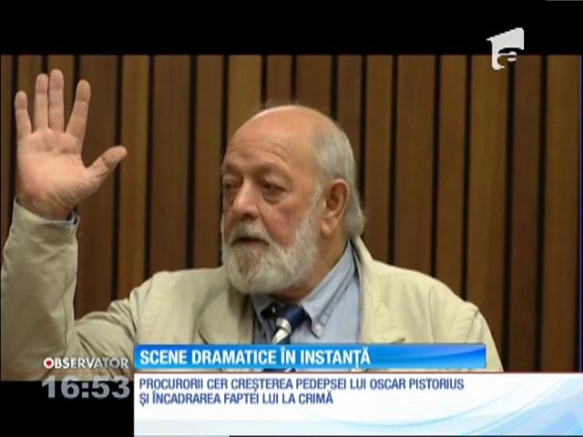 Scene dramatice &icirc;n tribunal &icirc;n timpul procesului lui Oscar Pistorius