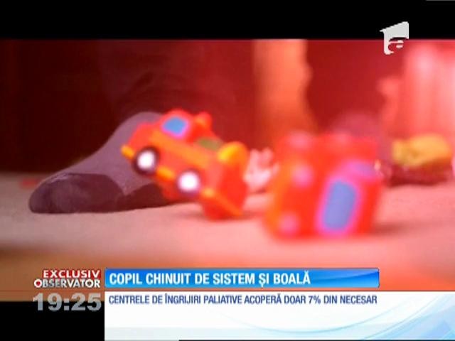 Copil chinuit de sistem şi de boală
