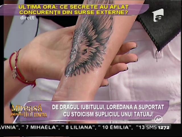 Loredana și-a tatuat inițiala prenumelui viitorului ei copil!
