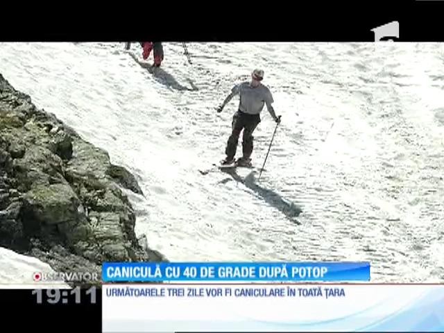 După potop vine canicula! Temperaturi de p&acirc;nă la 40 de grade!