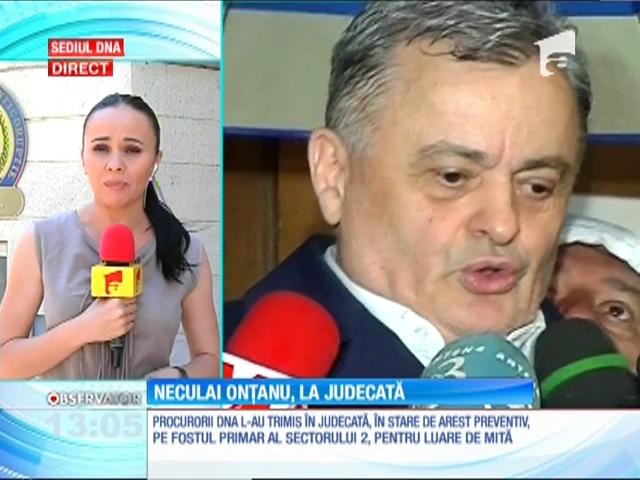 Neculai Onțanu, fostul primar al Sectorului 2 din Capitală, a fost trimis &icirc;n judecată de DNA