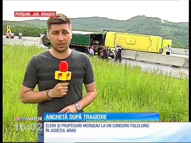 Anchetă după accidentul petrecut &icirc;n judeţul Braşov
