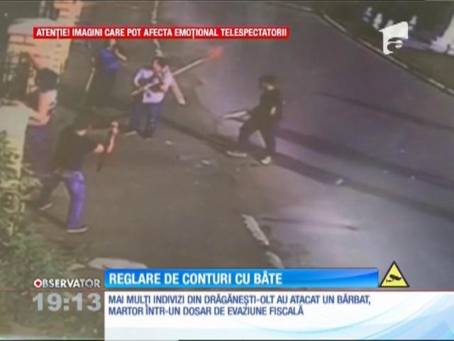 Reglare de conturi cu b&acirc;te, pietre, pumni şi picioare, &icirc;n Drăgăneşti - Olt!