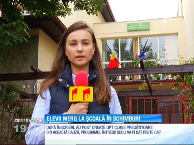 Elevii unei şcoli din Capitală vor merge la cursuri ca la fabrică. &Icirc;n trei schimburi!