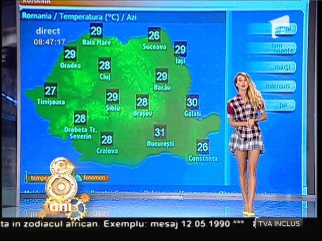 &Icirc;nceputul de săptăm&acirc;nă ne &icirc;nt&acirc;mpină cu vreme extrem de caldă!