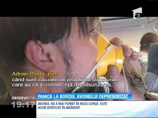 Momente de panică &icirc;ntr-un avion care venea din Milano şi trebuia să aterizeze la Bucureşti