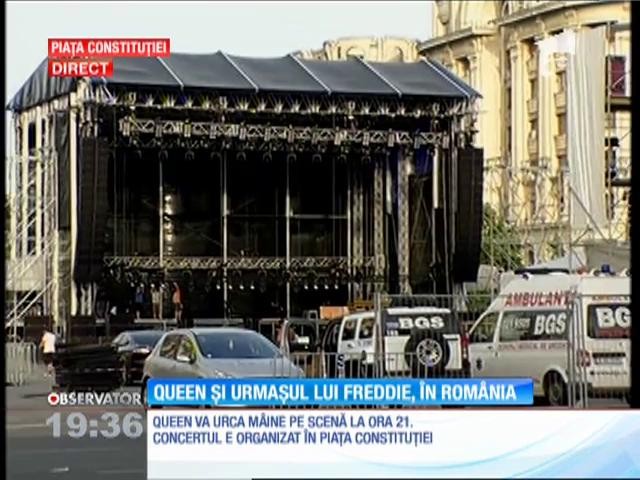 Queen și urmașul lui Freddie Mercury, &icirc;n Rom&acirc;nia