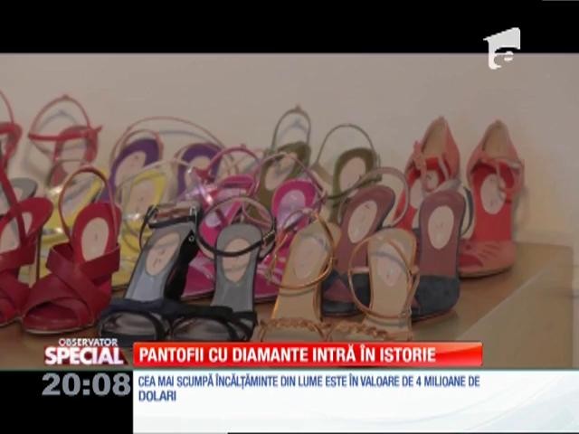Special! Pantofii cu diamante intră &icirc;n istorie