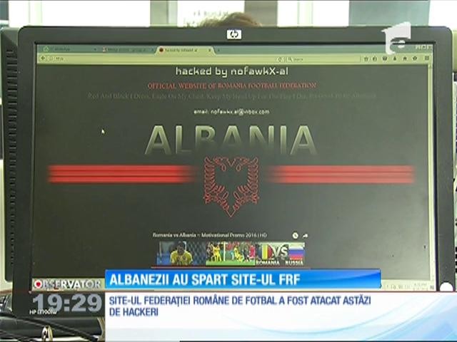 Site-ul Federaţiei Rom&acirc;ne de Fotbal a fost atacat de hackeri