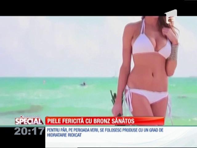 Special! Piele fericită cu bronz sănătos