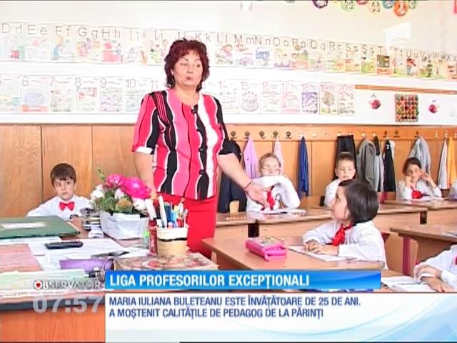 Maria Iuliana Buleteanu, &icirc;n etapa finală a campaniei naţionale "Liga Profesorilor Excepţionali"