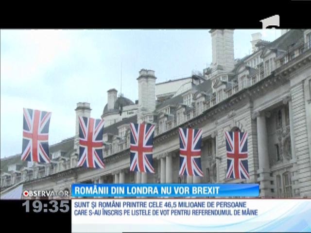 Rom&acirc;nii din Londra nu vor să iasă din Uniunea Europeană