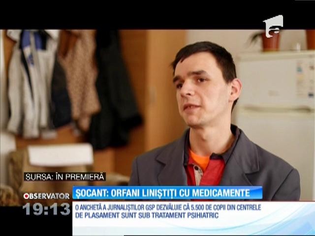 Copiii din centrele de plasament sunt sub tratament psihiatric