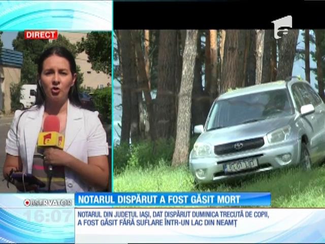 Notarul din judeţul Iaşi, dat dispărut de familie, a fost găsit mort