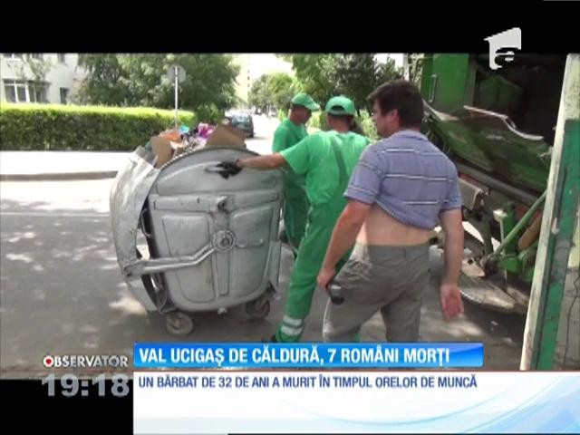 Șapte rom&acirc;ni au fost răpuși de temperaturile extrem de ridicate