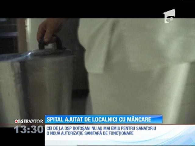 Sanatoriul de Neuropsihiatrie Podriga din Botoşani ajutat cu m&acirc;ncare de localnici