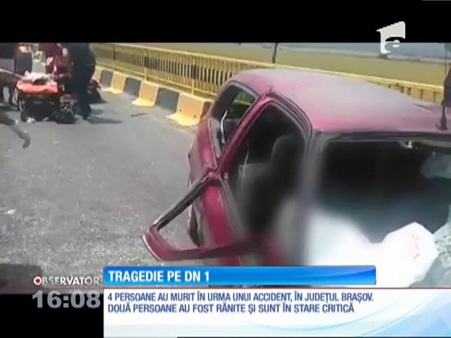 Patru persoane au murit &icirc;n urma unui accident, &icirc;n județul Brașov