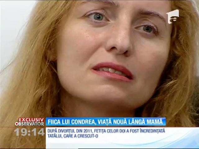 Fiica lui Dan Condrea, viață nouă l&acirc;ngă mamă
