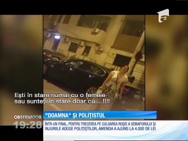&rdquo;Doamna&rdquo; și polițistul. Conversaţia pare desprinsă din filmele de comedie