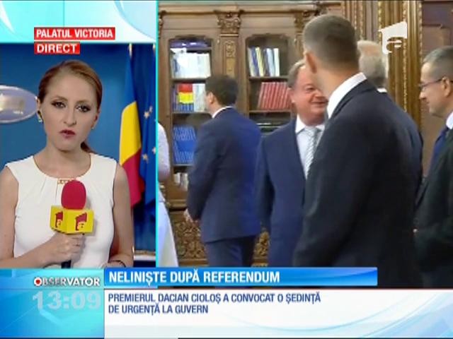 Dacian Cioloș a convocat o ședință de urgență la Guvern