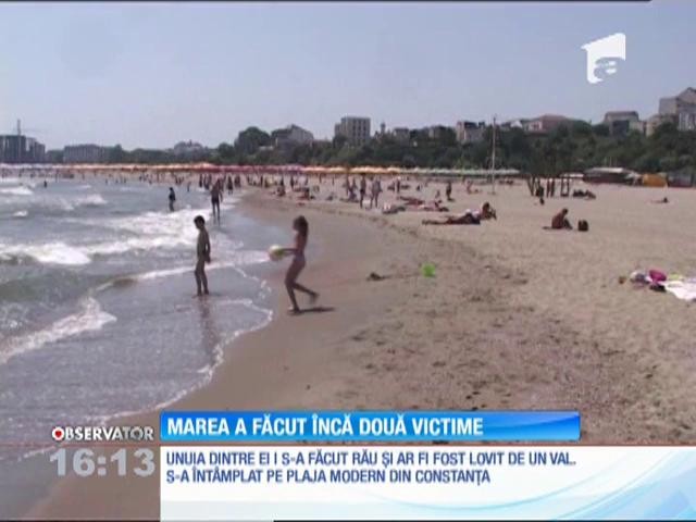 Doi bărbați sunt &icirc;n spital, &icirc;n stare gravă, după ce au &icirc;ncercat să facă baie &icirc;n mare