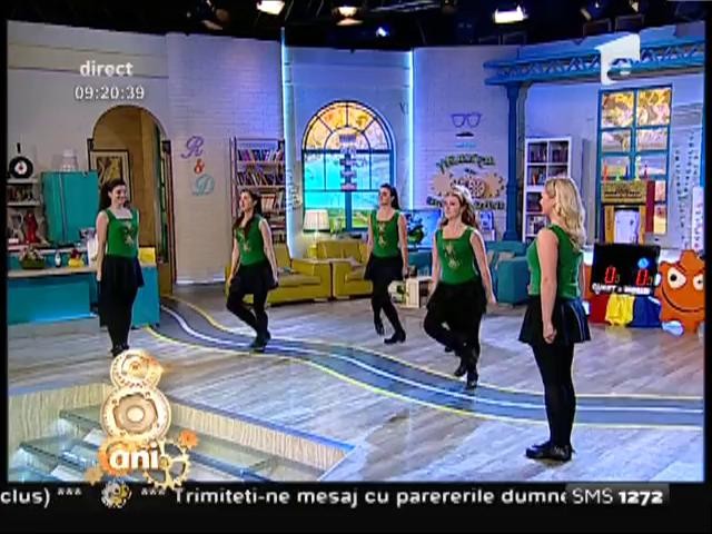 Dansuri irlandeze &icirc;n platoul de la Neatza, cu ansamblul Innova
