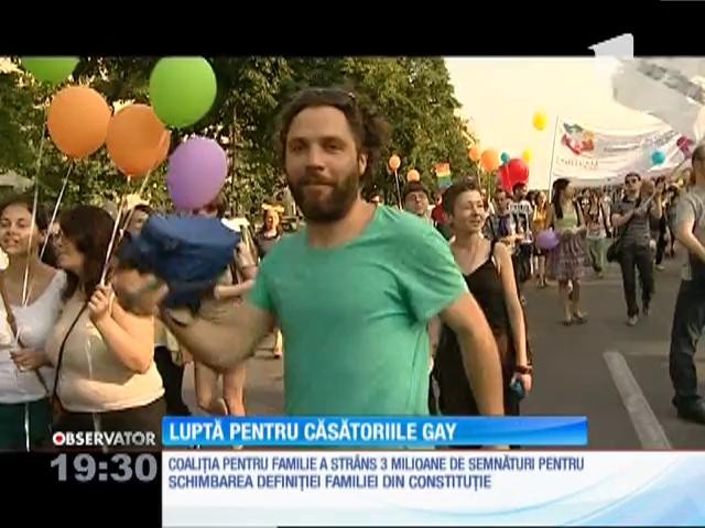 Marşul Diversităţii. Comunitatea homosexuală iese &icirc;n stradă