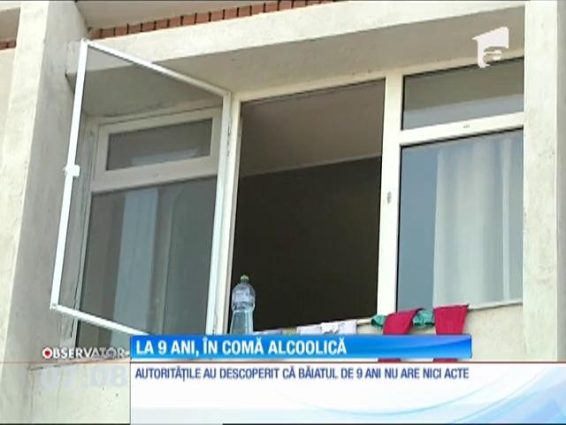 Un copil dintr-o localitate gălăţeană a ajuns &icirc;n comă alcoolică la spital
