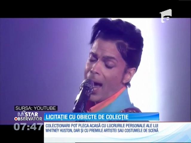 Licitaţie cu obiecte de colecţie ale unor vedete care s-au stins