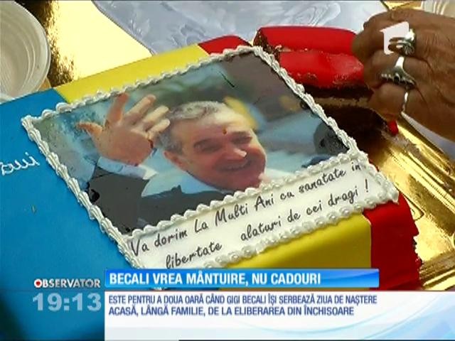 De ziua sa de naștere, Gigi Becali &icirc;și dorește m&acirc;ntuire