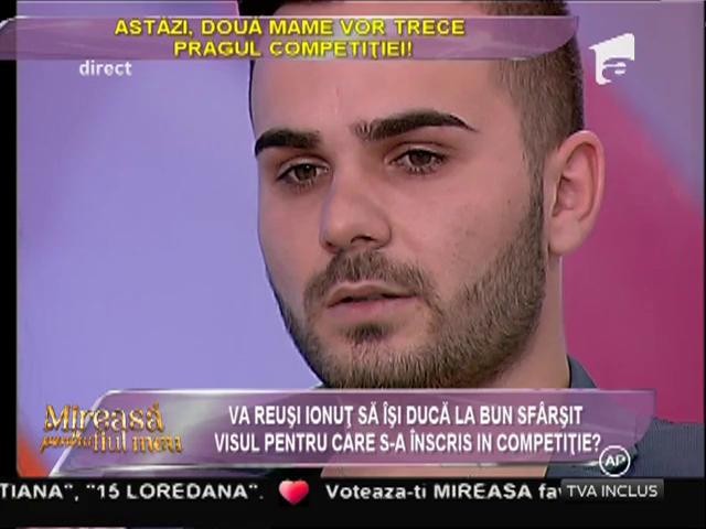 Ionuț: "Momentele frumoase &icirc;n competiție au &icirc;nceput alături de Loredana"