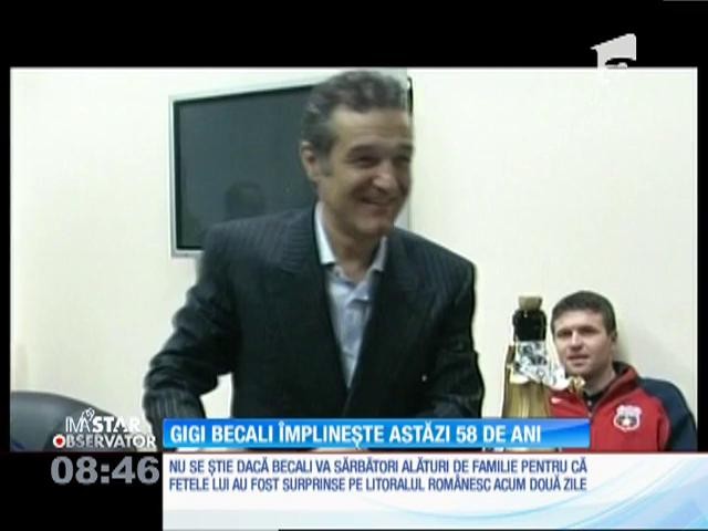 Gigi Becali, finanțatorul Stelei, &icirc;mplinește 58 de ani